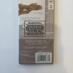 Isotoner Therapeutische Handschuhe Offener Finger Camel Größe Große Kompression Schmerzlinderung Bild 6