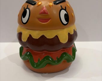 2017 Toca Boca FAB NY Ham Burger Münze Sparschwein Keramik 8+ Neu