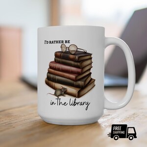 Vintage Books Coffee Mug Book Lover Coffee Cup Reading Enthusiast Gift Librariancore Mug Librarian Tea Mug Writer Novelty Cup Bookworm Gift