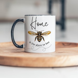 Bee Coffee Cup Home Cup Perfect Gift for Mom Mug Perfect Gift for Grandma Coffee Mug Bee Enthusiast Cup Bee Lovers Mug Bee Keepers Cup