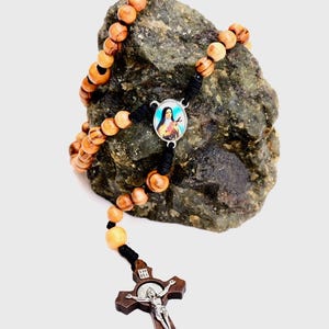 Handmade Olive Wood Rosary: Jerusalem Prayer Beads