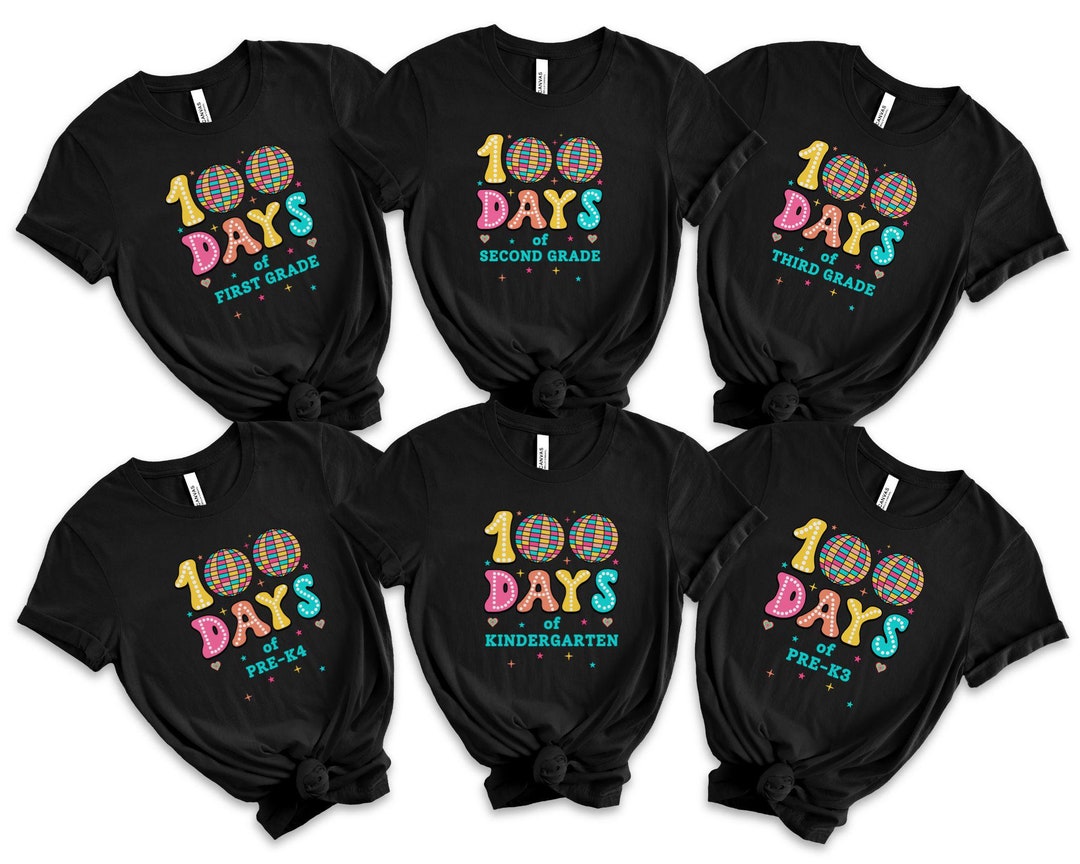 Personalized Teacher 100 Days of School Shirt, 100 Days Tee, 100 Days