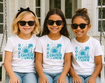 Cousin Crew Personalized T-Shirts, Matching Cousin Crew Shirts, Family Reunion Shirt, Cousin Crew Vacation Tee, Cousin Crew Shirt, ALL SIZES