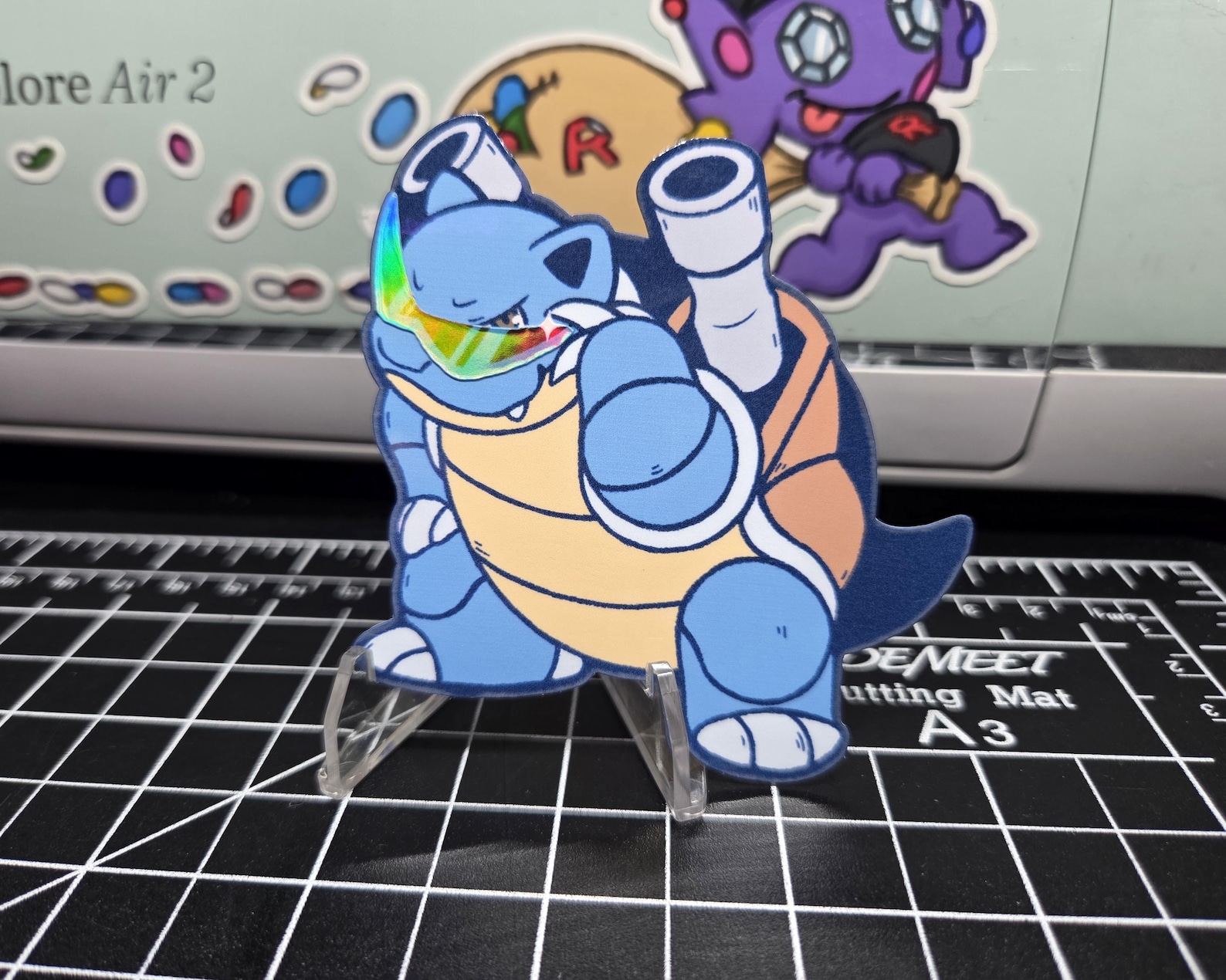 Sharp Shades Blastoise Sticker - Etsy