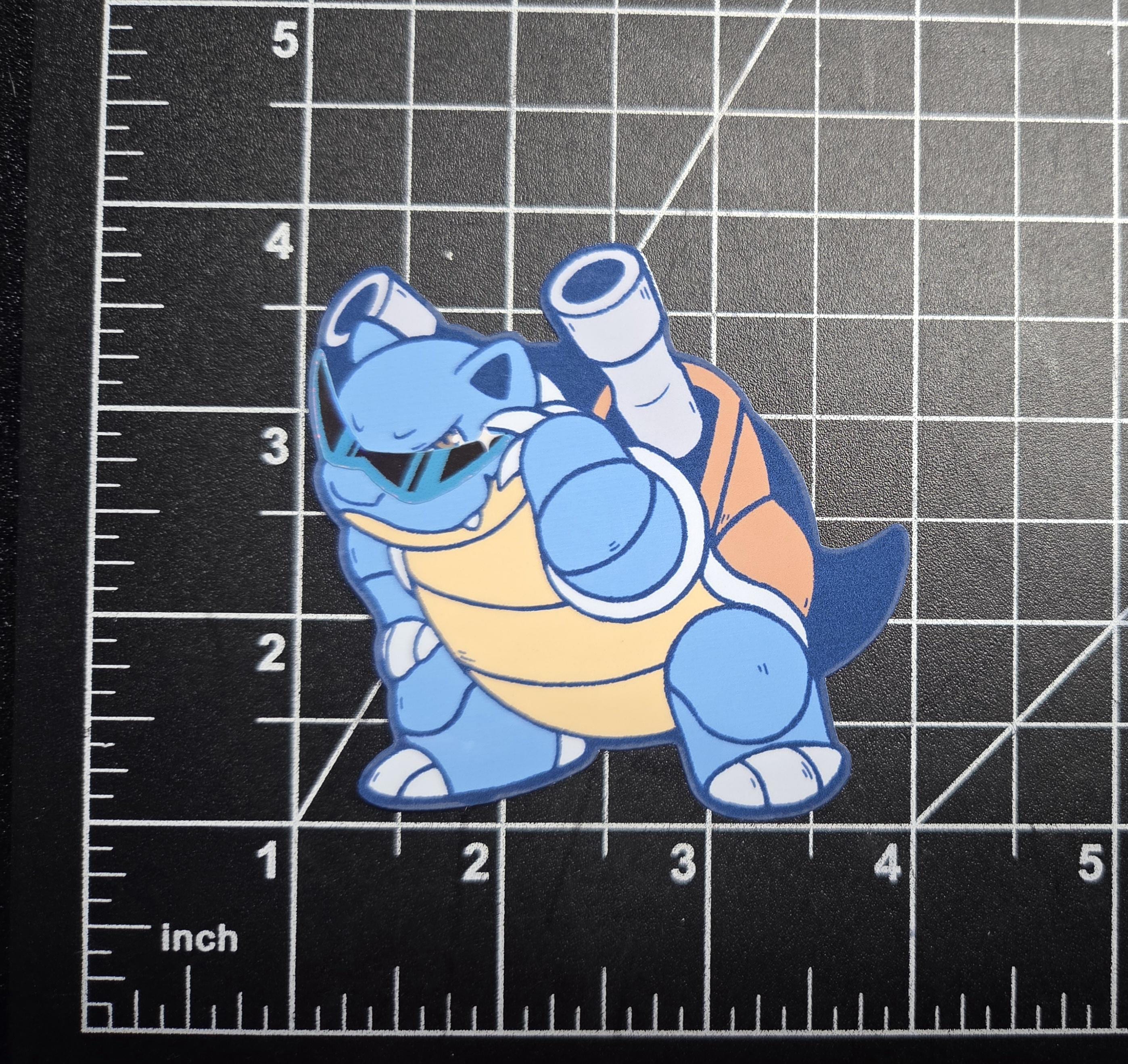 Sharp Shades Blastoise Sticker - Etsy