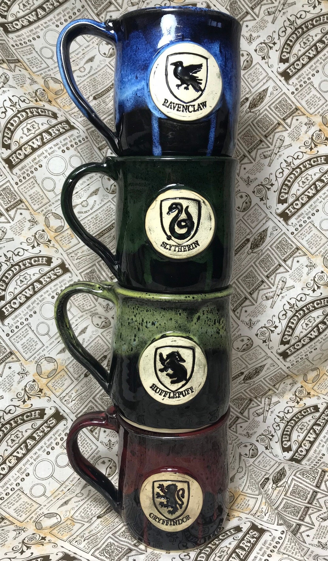 Hogwarts House Coffee Mugs Slytherin Gryffindor hufflepuff Ravenclaw