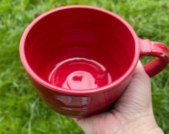 Tazón de sopa gigante, taza con asa, tazón para mezclar