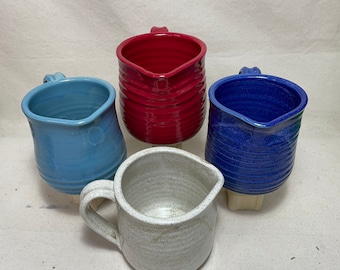 Small Creamer Pitcher for Milk Syrup Gravy and more.