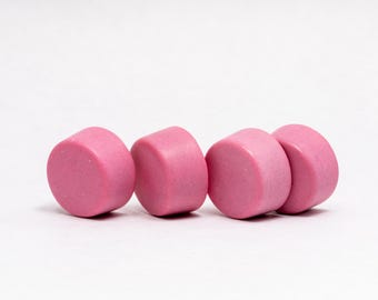 Perillas de velocidad para guitarra / Prototipo Reflux / Diseño artesanal único • Acabado rosa Pepto • Resina de alta calidad