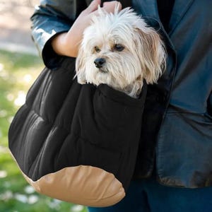 Sac de transport en peluche pour petit chien, sac, sac à main, fourre-tout pour petits chiens et chiots, Noël, père Noël secret, éléphant blanc, cadeau des fêtes
