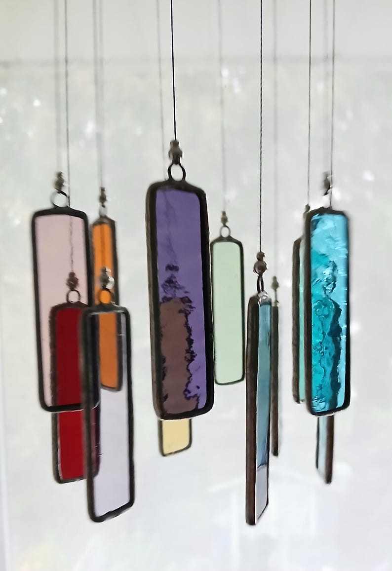 Stained Glass Suncatcher Mobile Etsy UK