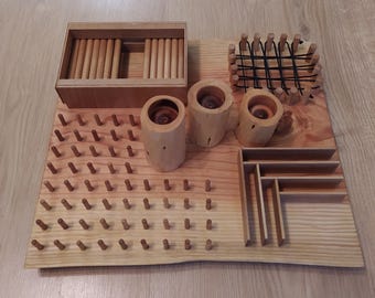 Katzenspielzeug, Vollholz, Katzenfummelbrett, interaktives Futterbrett