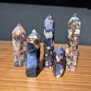 Flower Agate Tower - Etsy