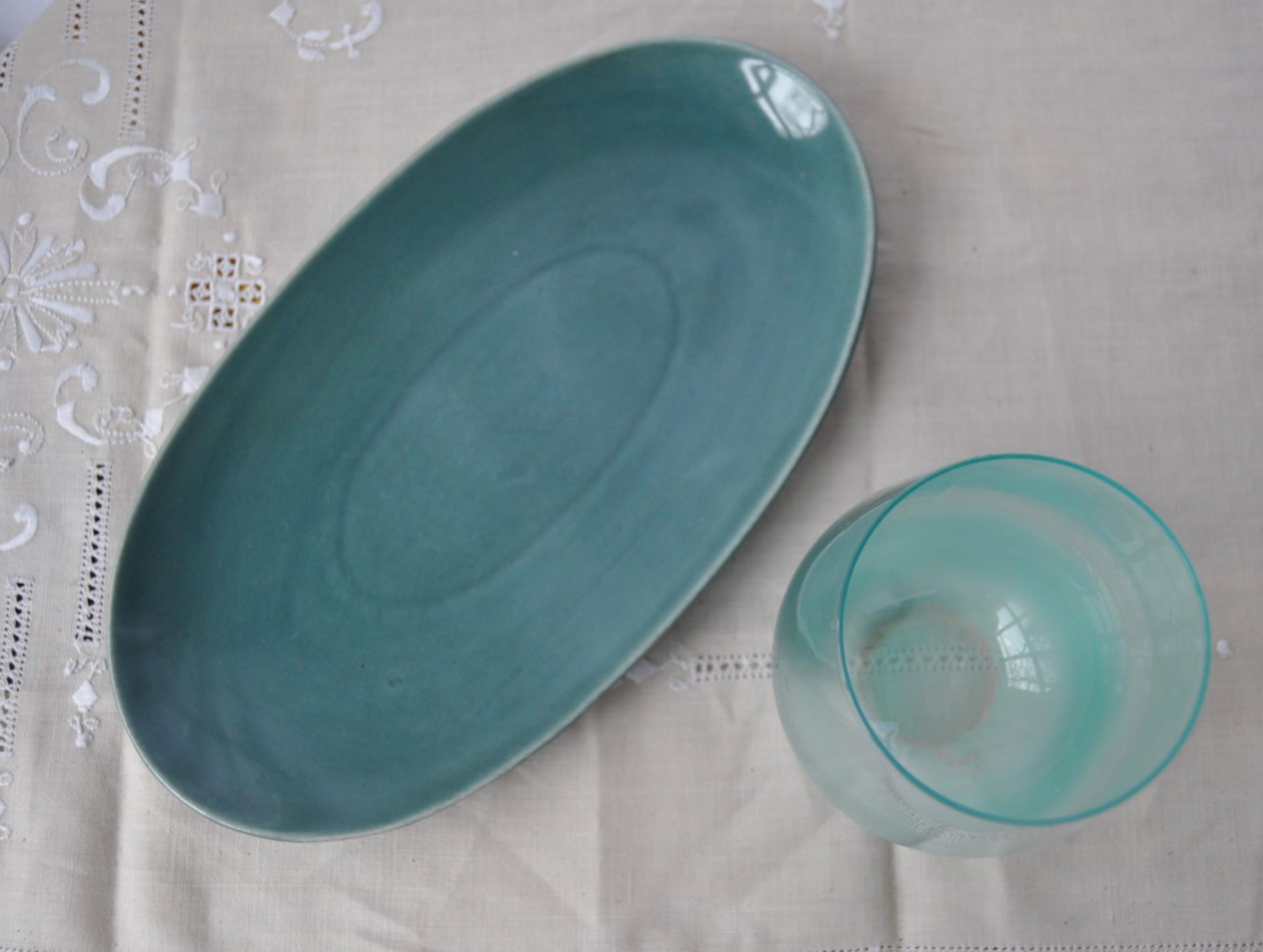食器 Russel Wright Platter Russel Wright Sterling China Platter Plate, Restaurant Ware, Brown