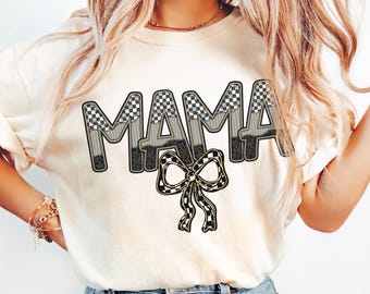 Retro Mama Shirt Comfort Colors, Leopard Mama Shirt, Checkered Mama Shirt, Mom Shirt, Mom Tees, Vintage Mama Shirt, Mothers Day Gift For Mom