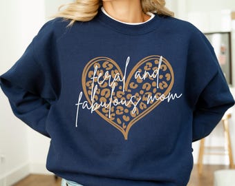 Mom Sweatshirt, Feral Mom, Mom Crewneck, Mama Sweatshirt, Mama Sweater, Mothers Day Gift, Gift for Mother,Mom Birthday Gift,Trendy Mom Shirt