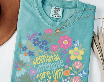NICU Nurse Shirt, Comfort Colors NICU Nurse Shirt, Neonatal Intensive Care Unit Shirt, Nicu Crew Shirt, Nicu Nurse Gifts,Nurse Appreciation