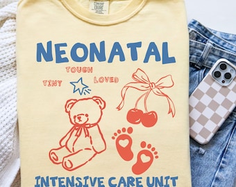 NICU Nurse Shirt, Comfort Colors NICU Nurse Shirt, Neonatal Intensive Care Unit Shirt, Nicu Crew Shirt, Nicu Nurse Gifts, Nurse Appreciation