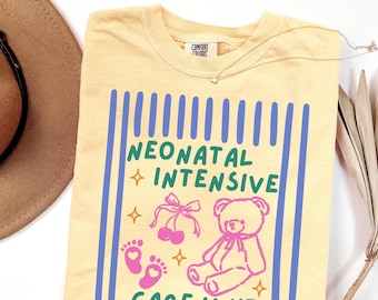 NICU Nurse Shirt, Comfort Colors NICU Nurse Shirt, Neonatal Intensive Care Unit Shirt, Nicu Crew Shirt, Nicu Nurse Gifts, Nurse Appreciation