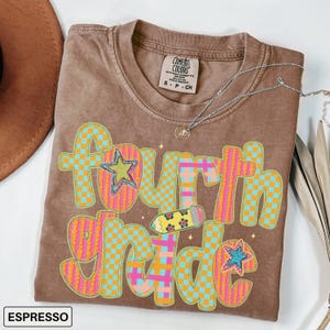 Fourth Grade Teacher Shirt Comfort Colors, 4th Grade Teacher Shirts, Back to School Shirt Teachers, Fourth Grade Crew Tee,Teacher Team Shirt