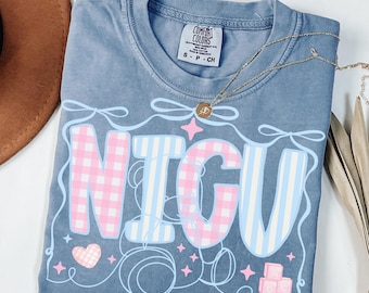 NICU Nurse Shirt, Comfort Colors NICU Nurse Shirt, Neonatal Intensive Care Unit Shirt, Nicu Crew Shirt, Nicu Nurse Gifts, Nurse Appreciation