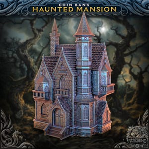 Haunted Mansion Spardose | 3D Gedruckt &quot;&quot;Sparschwein&quot;&quot; | Das Ende des Schicksals