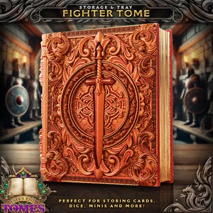 Fighter Dice e Deck Box Tomes por Fates End