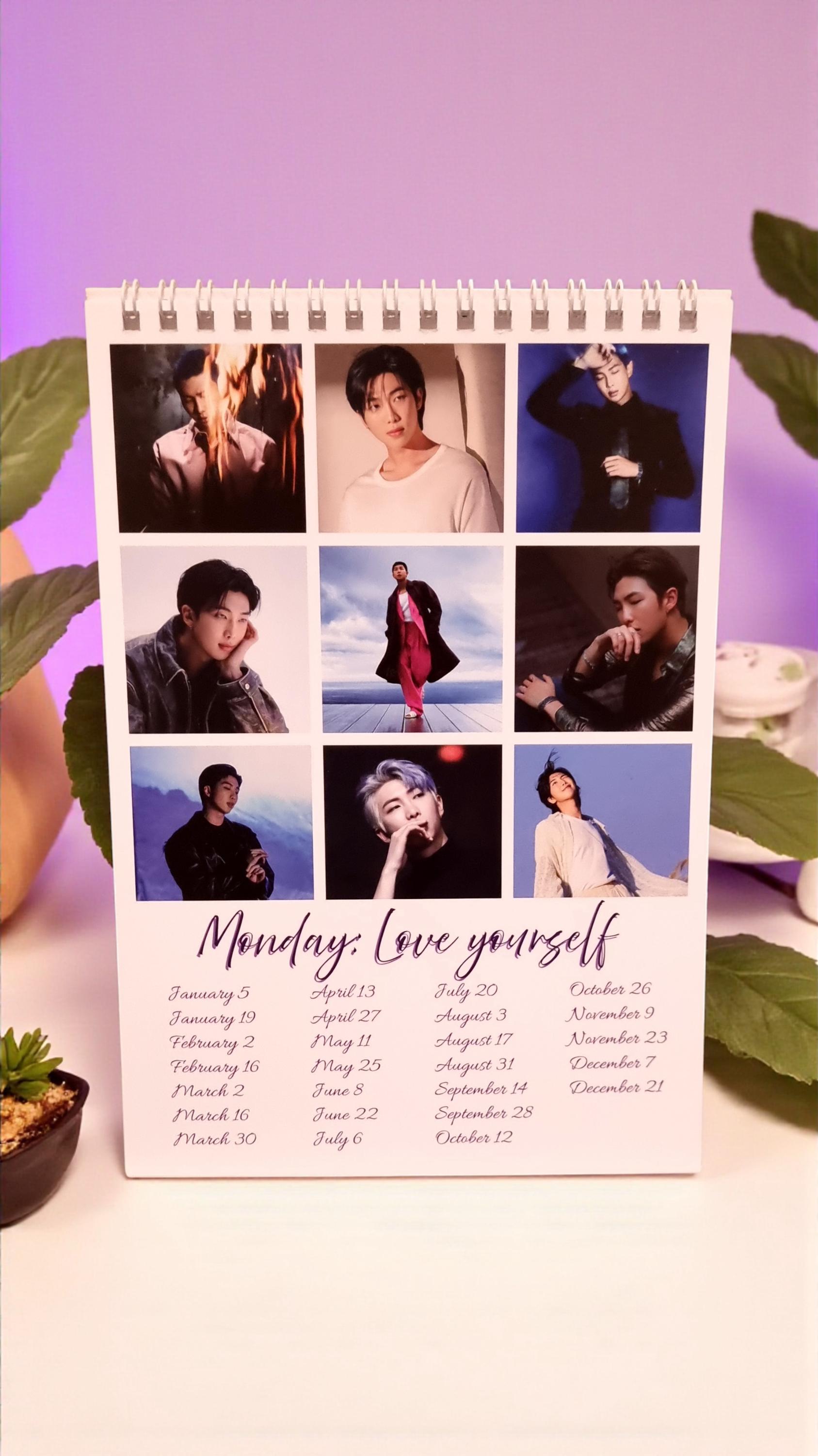2026 BTS K-pop Desk Calendar | 12-month & Weekly Versions | BTS
