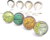 Custom Cufflinks.  Made to order from Vintage Maps.  Oh the places you'll go.