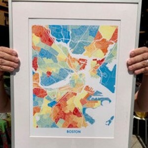 Juanitas St Thomas Map Print. Choose your colors and size. U.S. Virgin Islands Artwork. image 6