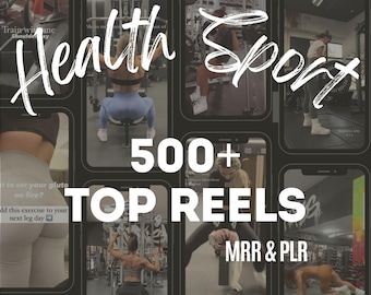 500+ Health and Sport Faceless Video for Instagram, faceless reels, faceless videos, faceless marketing, Mmr Plr Reels Faceless | #111
