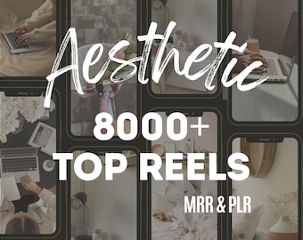 8000+ Faceless Reels Bundle Digital Marketing, Plr Digital Product Faceless Marketing, Faceless Aesthetic Video Conent Social Media | #101