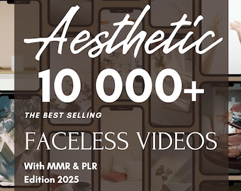 Big Set AESTHETIC Faceless Videos for Instagram Reels, Faceless Marketing, Faceless Digital Marketing, Luxury Plr Mmr Digital Product | #112