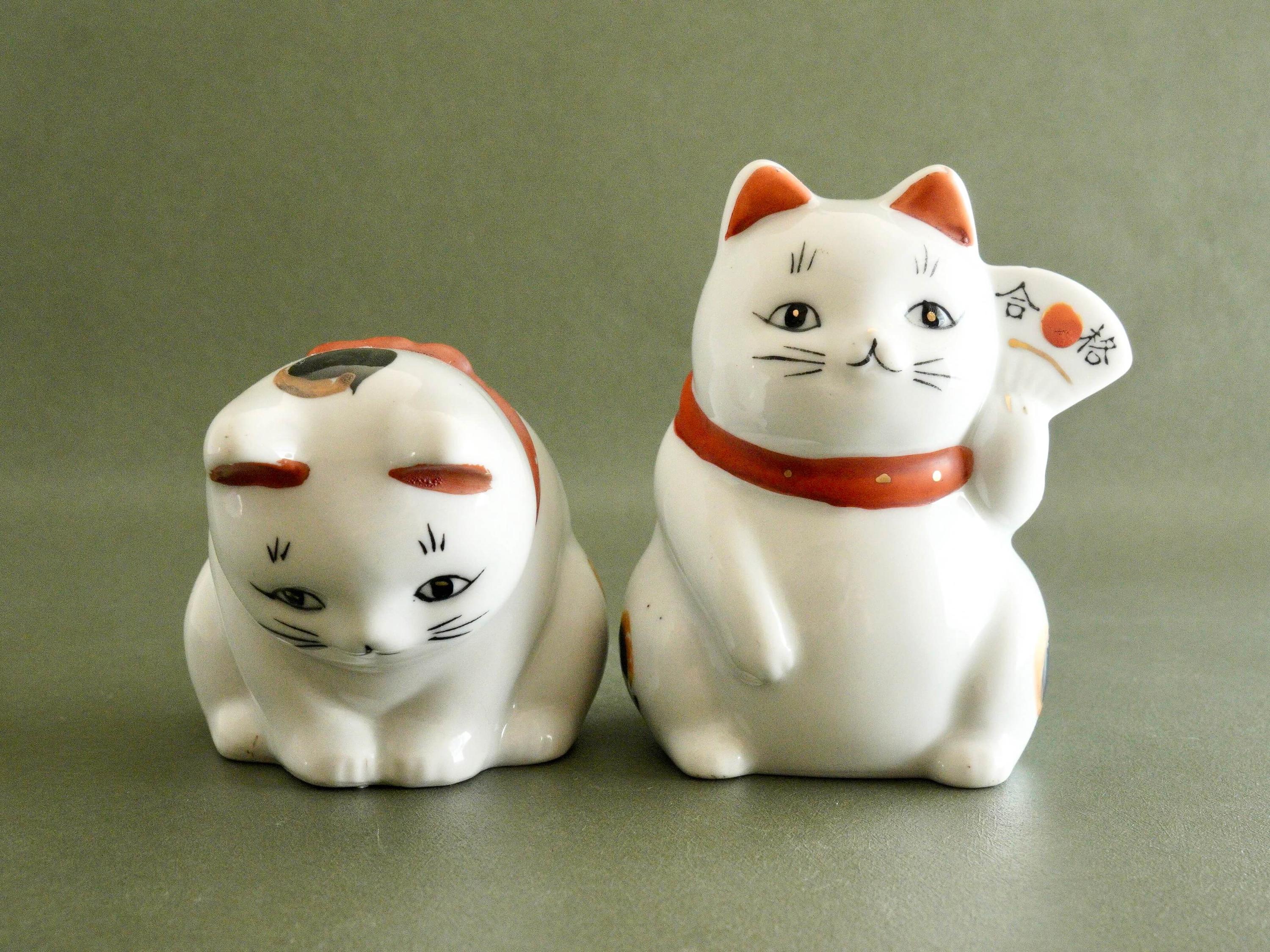 招き猫の彫刻 - Etsy 日本