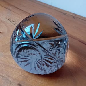 VAL ST-LAMBERT - Val Saint-Lambert crystal paperweight - Transparent - Belgium