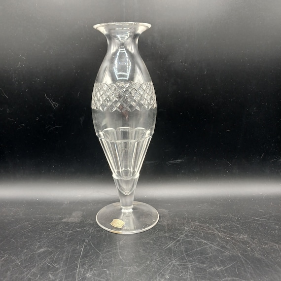VAL ST-LAMBERT - Val Saint-Lambert crystal vase - Belgium