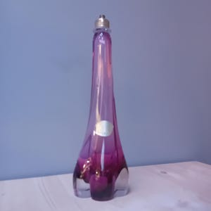 VAL ST-LAMBERT - Val Saint-Lambert crystal lamp base - signed - Belgium - Circa 1960