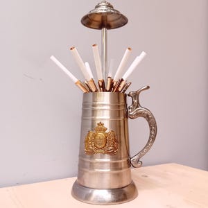 Vintage Cigarette Dispenser - Brass Cigarette Display - Circa 1960 - France - Cigarette Dispenser