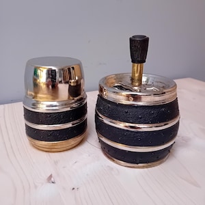 Posacenere e distributore di sigarette vintage - Scatola di sigarette con posacenere antivento - Circa 1960 - Francia