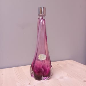 VAL ST-LAMBERT - Val Saint-Lambert crystal lamp base - signed - Belgium - Circa 1960