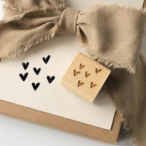 Herzen Stempel, Herzchen Herz, Liebe Stempel, Geschenke Stempel, DIY Geschenk, Geburtstag, Hochzeit, Verpackung gestalten, Kreativ HS081