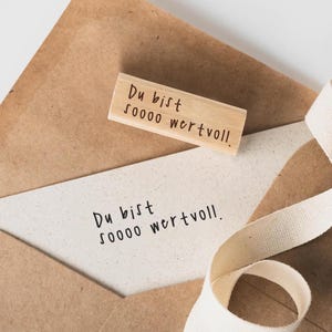 Du bist so wertvoll, Alles Gute Geburtstag Stempel, Liebe Grüße, Karte Stempel, Grußkarte, Geschenk Stempel, Wertvoll Stempel, HS102