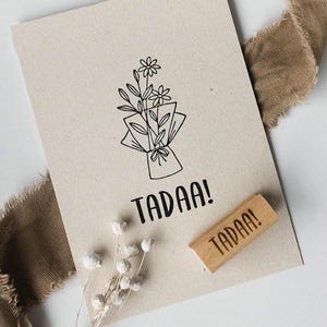 Tadaa Stempel Überraschung Geschenk Geburtstag Geburtstagsgeschenk Geschenkverpackung Geschenkpapier Alles Gute Stempel Alles Liebe HS111