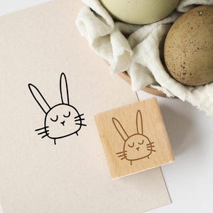 Osterhase Hase Stempel , Frohe Ostern Stempel, Oster Geschenke DIY, Basteln Ostern, Frühling Stempel, Basteln, Ostermotiv Osterhasen HS110