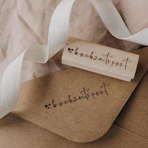 Stempel Hochzeitspost, Stempel Hochzeitseinladung, DIY Hochzeitseinladung, Hochzeit Stempel Briefumschlag, Stempel Save the date HS030