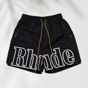 Shorts unissex com letras impressas, shorts de basquete com cordão, roupa de rua da moda