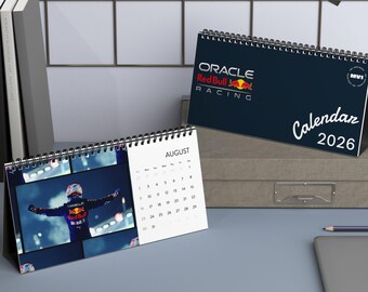 2026 F1 Driver Desk Calendar: cadeau motorsportfan