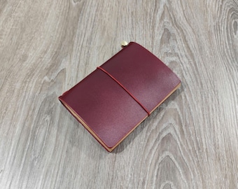 Handmade Leather Passport Holder Personalized Passport Cover Custom Travel Wallet Full-Grain Leather Gift for Traveler Travel Documents Case