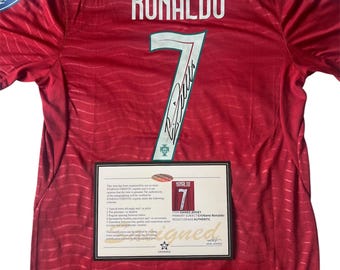 2026 Cristiano Ronaldo Portugal WC Jersey Signed Printed + COA
