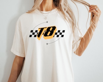 Tate McRae T8 Graphic Concert Tee | Comfort Colors Oversized Shirt | Vintage Streetwear Aesthetic